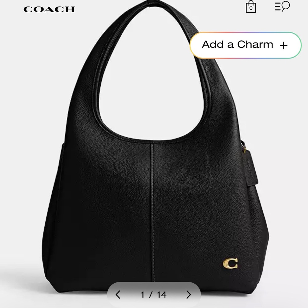 Coach Elegant Black Shoulder Bag